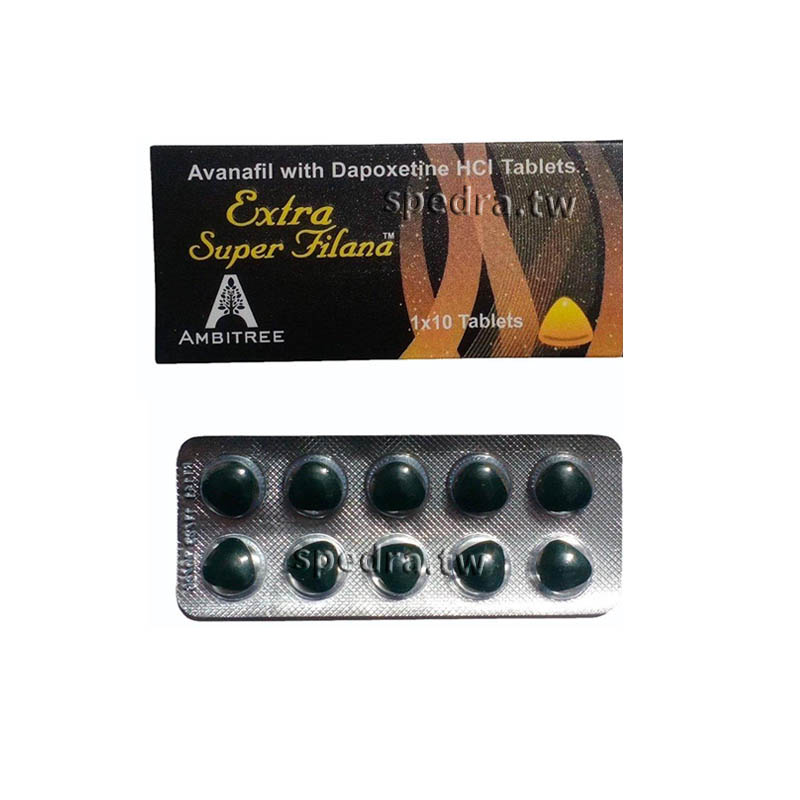 Extra Super filana 黑水鬼 超級雙效賽倍達 阿伐那非 260mg/10錠 重振雄風 金槍不倒